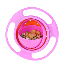 Load image into Gallery viewer, Baby Bowl Universal Gyro Bowl Practical Design Children 360 Degrees Rotate Balance Gyro Umbrella Bowl Spill-Proof Bowl Tableware