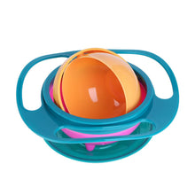 Load image into Gallery viewer, Baby Bowl Universal Gyro Bowl Practical Design Children 360 Degrees Rotate Balance Gyro Umbrella Bowl Spill-Proof Bowl Tableware