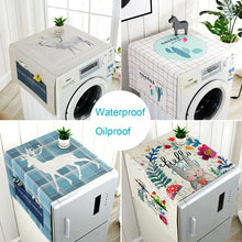 Load image into Gallery viewer, Waterproof Washing Machine Cover Refrigerator Cover Microwave Oven Cover Household Kitchen Refrigertor Dust Cover with Pocket