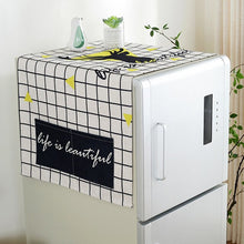 Load image into Gallery viewer, Waterproof Washing Machine Cover Refrigerator Cover Microwave Oven Cover Household Kitchen Refrigertor Dust Cover with Pocket