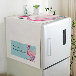 Waterproof Washing Machine Cover Refrigerator Cover Microwave Oven Cover Household Kitchen Refrigertor Dust Cover with Pocket