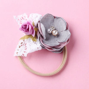 BalleenShiny Fashion Florals Headband For Newborn Babies