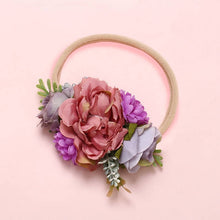 Load image into Gallery viewer, BalleenShiny Fashion Florals Headband For Newborn Babies