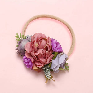 BalleenShiny Fashion Florals Headband For Newborn Babies