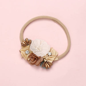 BalleenShiny Fashion Florals Headband For Newborn Babies