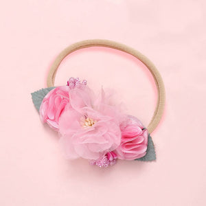 BalleenShiny Fashion Florals Headband For Newborn Babies