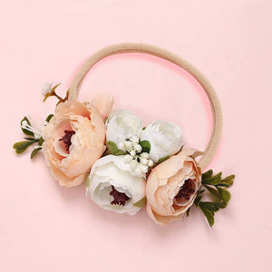 BalleenShiny Fashion Florals Headband For Newborn Babies