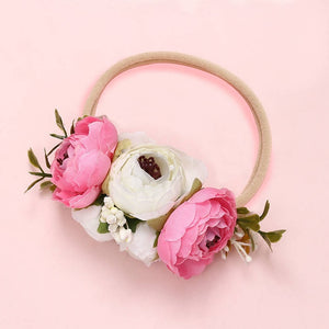 BalleenShiny Fashion Florals Headband For Newborn Babies