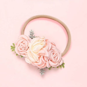 BalleenShiny Fashion Florals Headband For Newborn Babies