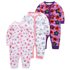 5pcs Sleepers Baby Pyjamas/Rompers For Newborn Baby Girl And Baby Boy