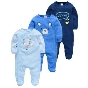 5pcs Sleepers Baby Pyjamas/Rompers For Newborn Baby Girl And Baby Boy