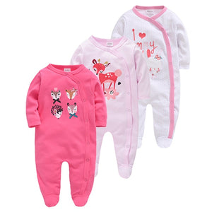 5pcs Sleepers Baby Pyjamas/Rompers For Newborn Baby Girl And Baby Boy