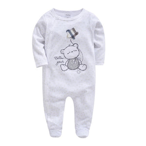 5pcs Sleepers Baby Pyjamas/Rompers For Newborn Baby Girl And Baby Boy