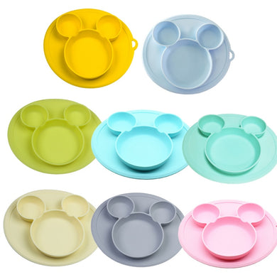 Colourful Baby Silicone Plate / Kids Bowl & Tableware