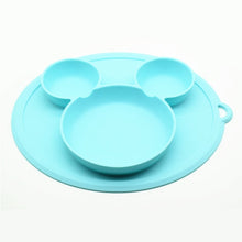 Load image into Gallery viewer, Colourful Baby Silicone Plate / Kids Bowl &amp; Tableware