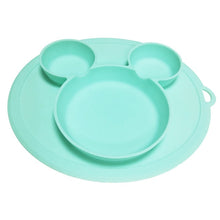 Load image into Gallery viewer, Colourful Baby Silicone Plate / Kids Bowl &amp; Tableware