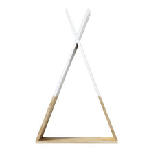 Load image into Gallery viewer, 1Pc Living Room Wooden Triangles Storage Holder Rack Decor Wall Mounted Shelf  Bedroom Children Room Crafts Storage Rack