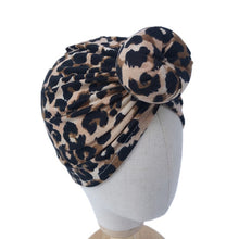 Load image into Gallery viewer, Mom and Baby Headbands Spring and Autumn Leopard Flower Printed Turban Infant Headwrap Hair Accessories for Newborn