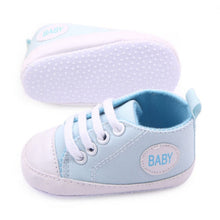 Load image into Gallery viewer, Baby Shoes Boy Girl Star Solid Sneaker Cotton Soft Sole Newborn Infant First Walkers Anti-Slip Toddler Casual Canvas Crib Shoes