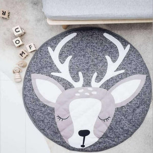 90CM Round Play Game Mats For Kids Room Decoration