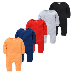 5pcs Sleepers Baby Pyjamas/Rompers For Newborn Baby Girl And Baby Boy