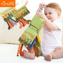 Load image into Gallery viewer, Tumama Baby Rattles Mobiles Toy Soft Animal Tails Cloth Book Newborn Stroller Hanging Toy Baby Early Learning Educational Toys