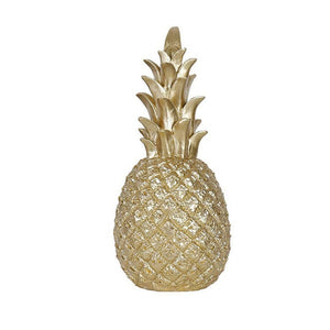 Creative Pineapple Ananas Decoration Nordic Fruit Shape Golden Pineapple Decoration Resin Black White Home Bedroom Desktop Decor