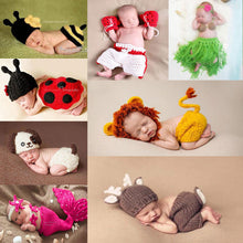 Load image into Gallery viewer, newborn photography props crothet baby clothes boy clothing boys  accessories infant  girl costume crocheted handmade outfit