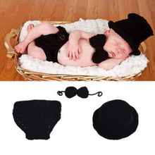 Load image into Gallery viewer, newborn photography props crothet baby clothes boy clothing boys  accessories infant  girl costume crocheted handmade outfit