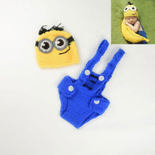 Load image into Gallery viewer, newborn photography props crothet baby clothes boy clothing boys  accessories infant  girl costume crocheted handmade outfit