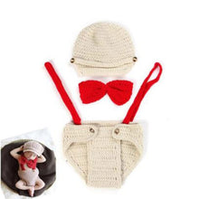 Load image into Gallery viewer, newborn photography props crothet baby clothes boy clothing boys  accessories infant  girl costume crocheted handmade outfit