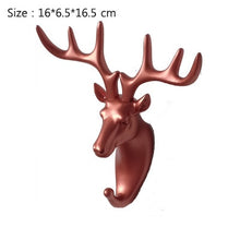 Load image into Gallery viewer, Hanger Keys Creative American Hanging Hook Holder Wall Home Strong Seamless Sticking Hook Decorative Hook Creative Animal Hooks