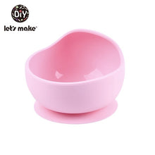 Load image into Gallery viewer, Silicone Baby Feeding Set Waterproof Spoon &amp; Bowl