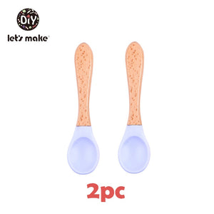 Silicone Baby Feeding Set Waterproof Spoon & Bowl