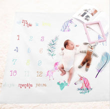 Load image into Gallery viewer, Monthly Growth Bedding Decor For Newborn Baby