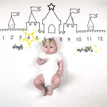 Load image into Gallery viewer, Monthly Growth Bedding Decor For Newborn Baby