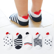 Load image into Gallery viewer, 5 Pairs - Cute Lovely Short Baby Socks