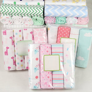 4Pcs/Lot Muslin 100% Cotton Baby Bed Sheet Baby Swaddles Soft Newborns Blankets Blankets Muslin Diapers Swaddle Bed Wrap Sheet