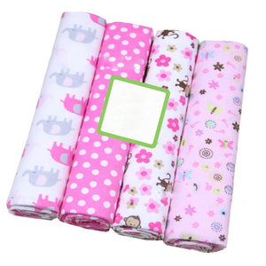 4Pcs/Lot Muslin 100% Cotton Baby Bed Sheet Baby Swaddles Soft Newborns Blankets Blankets Muslin Diapers Swaddle Bed Wrap Sheet