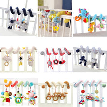 Load image into Gallery viewer, Toy Baby Stroller Comfort Stuffed Animal Rattle Mobile Infant Stroller Toys For Baby Hanging Bed Bell Crib Rattles Toys Gifts