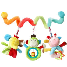 Load image into Gallery viewer, Toy Baby Stroller Comfort Stuffed Animal Rattle Mobile Infant Stroller Toys For Baby Hanging Bed Bell Crib Rattles Toys Gifts