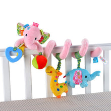 Load image into Gallery viewer, Toy Baby Stroller Comfort Stuffed Animal Rattle Mobile Infant Stroller Toys For Baby Hanging Bed Bell Crib Rattles Toys Gifts