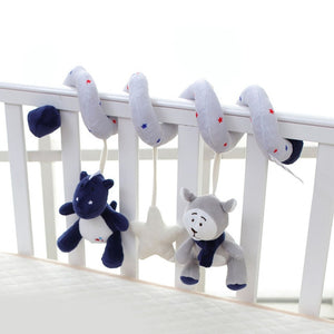 Toy Baby Stroller Comfort Stuffed Animal Rattle Mobile Infant Stroller Toys For Baby Hanging Bed Bell Crib Rattles Toys Gifts