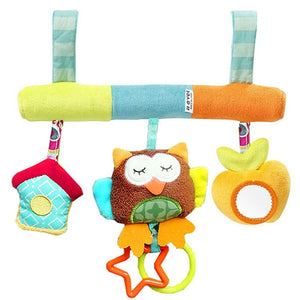 Toy Baby Stroller Comfort Stuffed Animal Rattle Mobile Infant Stroller Toys For Baby Hanging Bed Bell Crib Rattles Toys Gifts