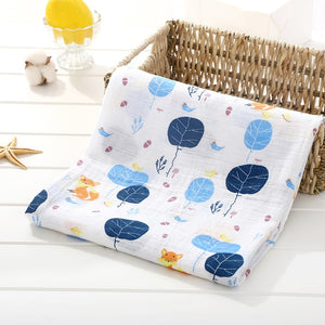 120cm*110cm Swaddle Blanket Baby Blanket Bamboo Muslin Blanket 120 Baby Blankets Newborn Blanket Swaddle Cotton