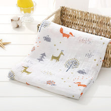 Load image into Gallery viewer, 120cm*110cm Swaddle Blanket Baby Blanket Bamboo Muslin Blanket 120 Baby Blankets Newborn Blanket Swaddle Cotton