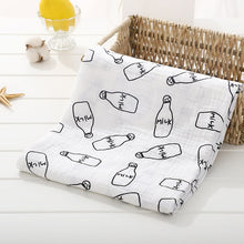 Load image into Gallery viewer, 120cm*110cm Swaddle Blanket Baby Blanket Bamboo Muslin Blanket 120 Baby Blankets Newborn Blanket Swaddle Cotton