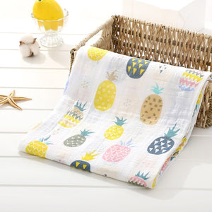 120cm*110cm Swaddle Blanket Baby Blanket Bamboo Muslin Blanket 120 Baby Blankets Newborn Blanket Swaddle Cotton