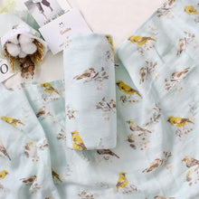 Load image into Gallery viewer, 120*120cm Swaddl Baby Swaddle Gauze Muslin Swaddle Wrap Newborn Organic Cotton Bamboo Baby Blanket Muslin