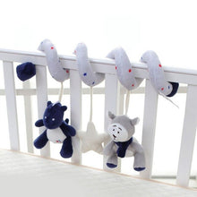 Load image into Gallery viewer, Baby Stroller Bed Crib Spiral Toys Soft Plush Animal Hanging Bell Rattle Gifts K1KC